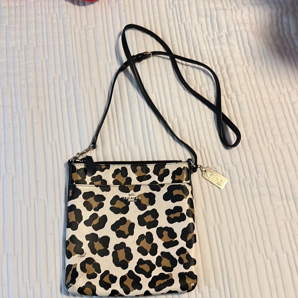 Cheetah Print Coach Crossbody Purse